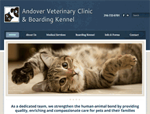 Tablet Screenshot of andovervetandboarding.com